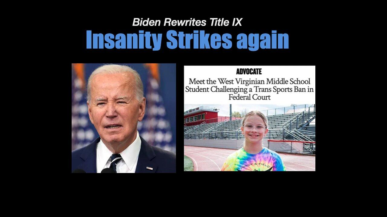 Biden Rewrites Titl IX to Hurt Women