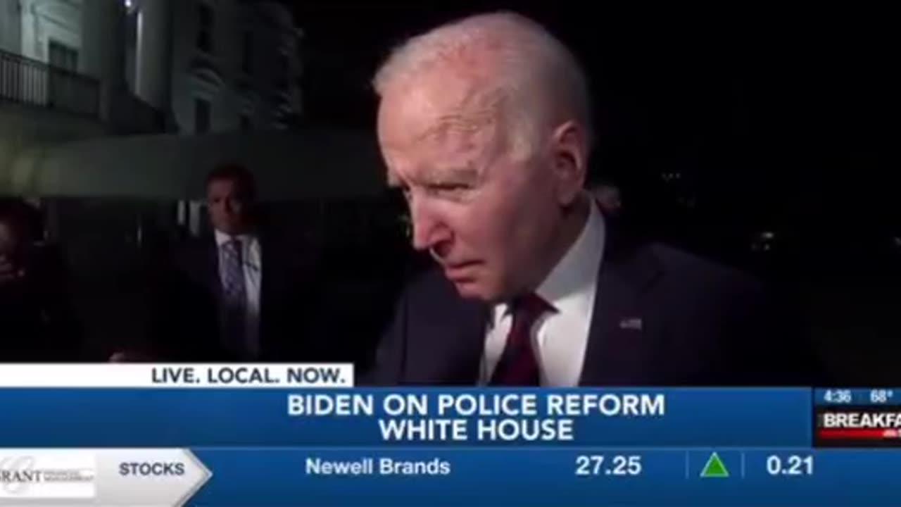 Biden talking about drinking blood.