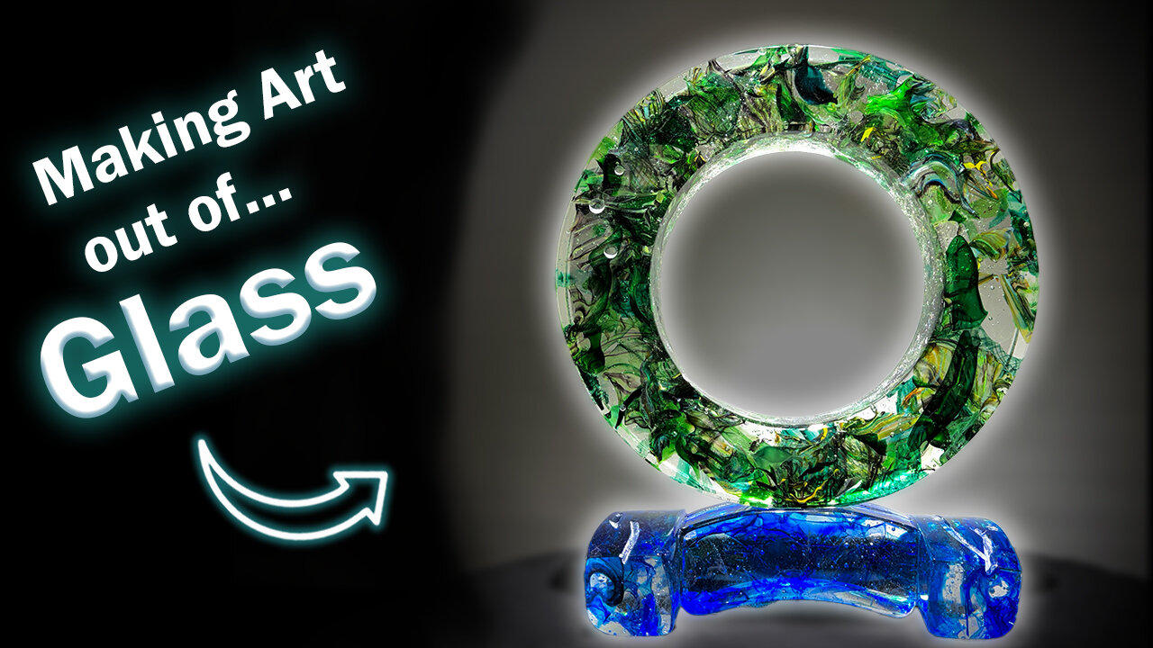 Making Art from Melted Glass