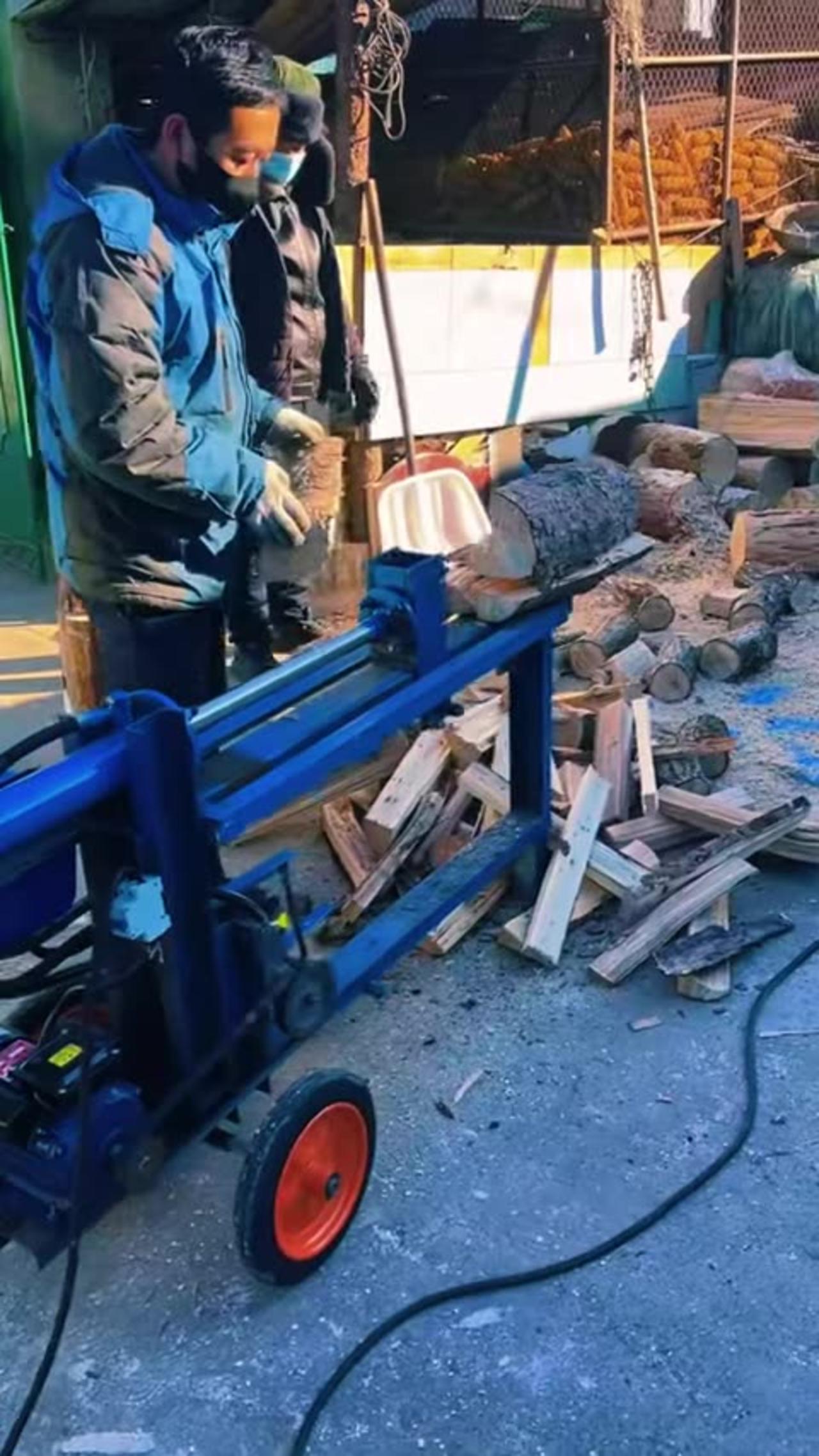 Chopping firewood firewood artifact 2039