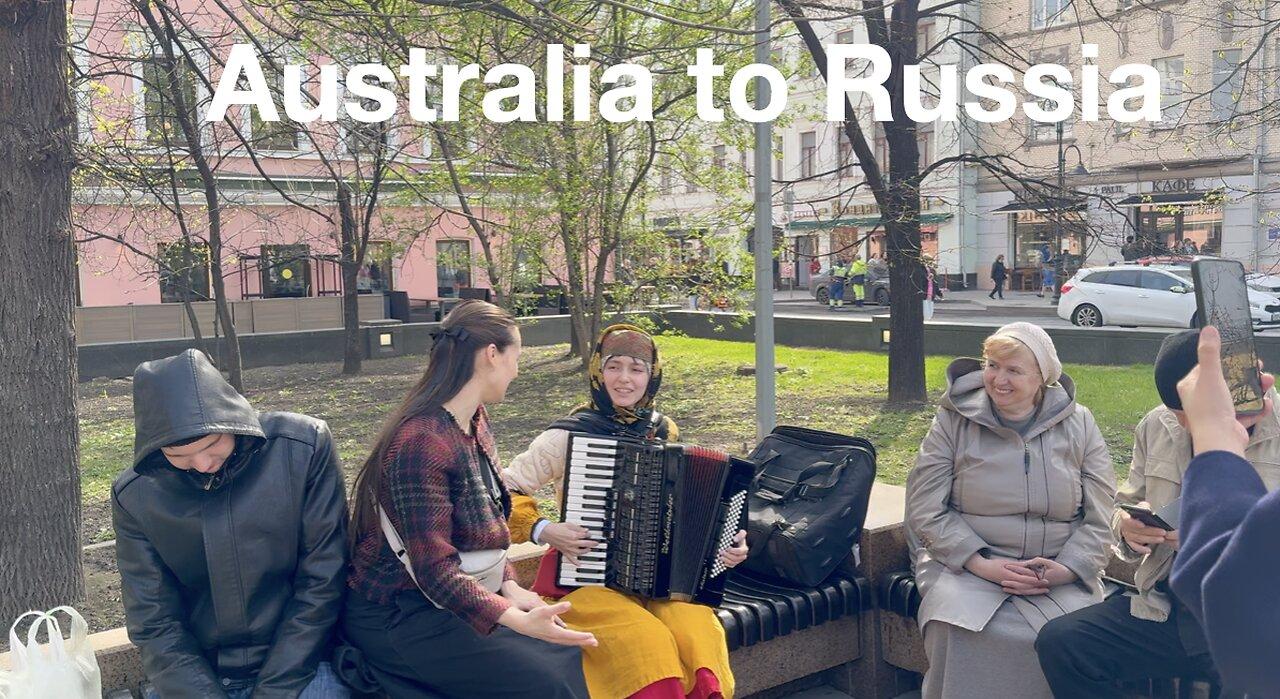 Australia to Russia