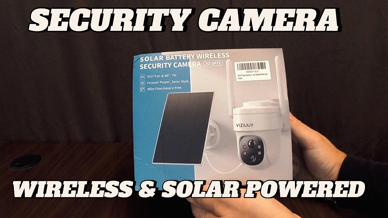 VIZIUUY Security Cameras Wireless Outdoor, 3MP Solar Security Camera - Review