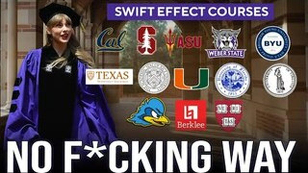 Taylor Swift college courses SPREADING like the plague into universities ALL ACROSS the U.S.