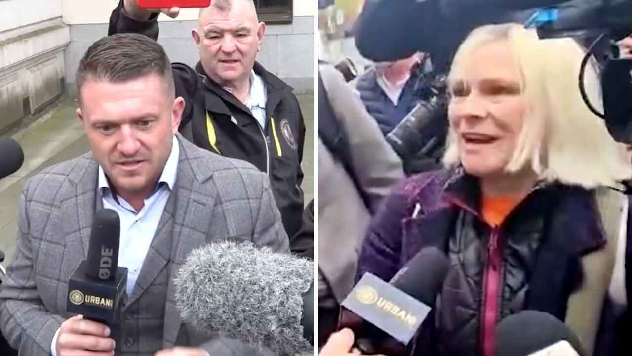 Tommy Robinson embarrasses Sky News reporter