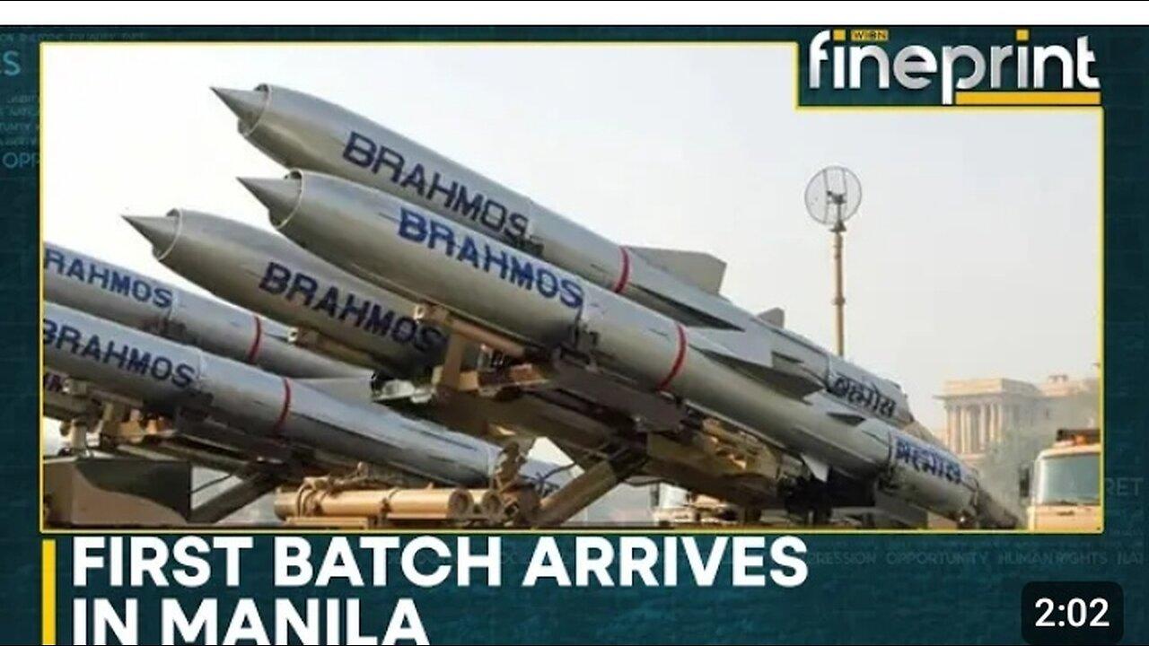 India delivers first batch of Brahmos cruise missiles systemto Philippines