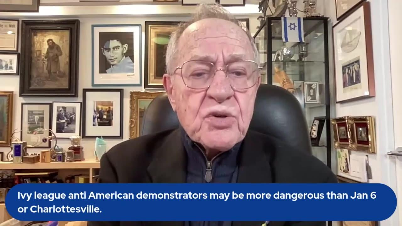 Alan Dershowitz Rips Pro-Hamas Students, Compares Them To 'Hitler Youth'