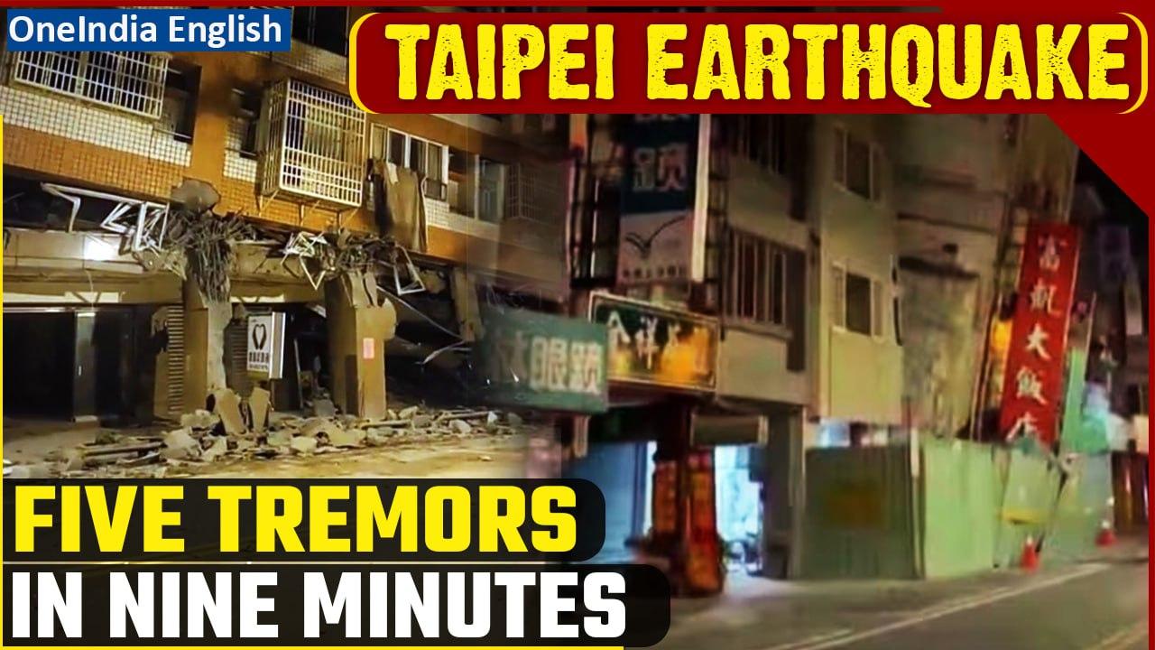 Taiwan Hit by Earthquake Sequence, 6.3 Magnitude Temblor Felt Across Region| Oneindia News