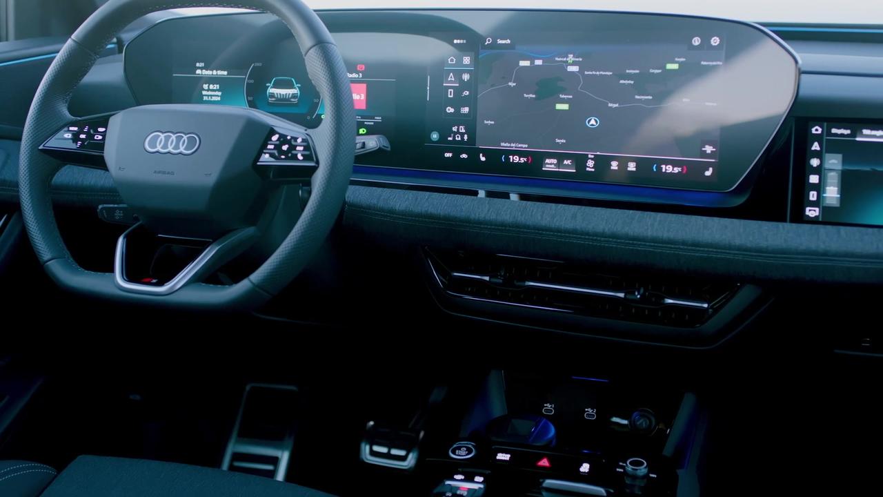 The new Audi Q6 e-tron Infotainment System