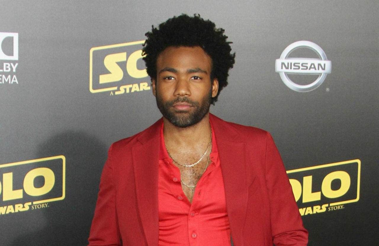 Childish Gambino has previewed two new tracks featuring Kanye West and Kid Cudi