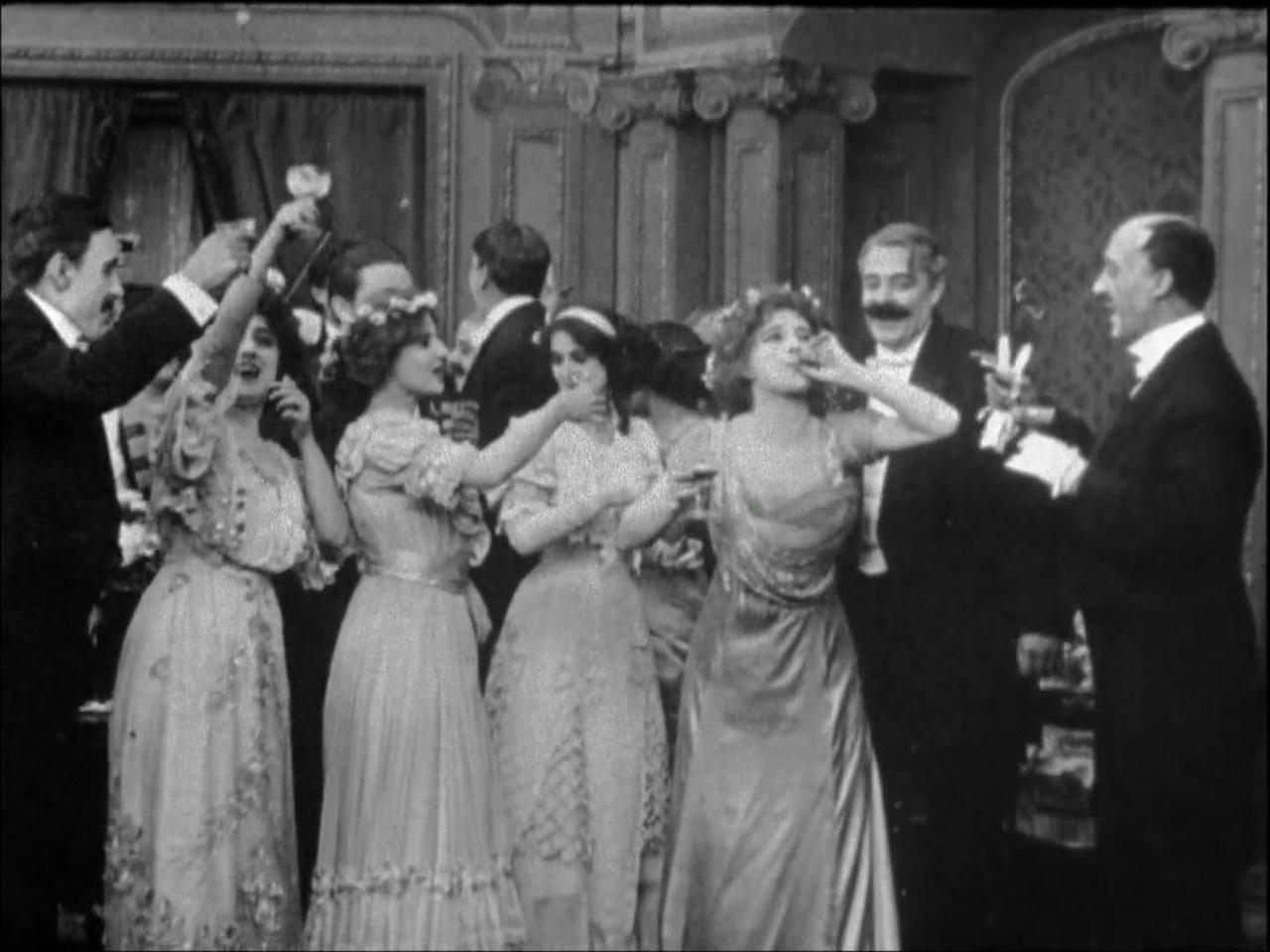 Two Memories (1909 Original Black & White Film)