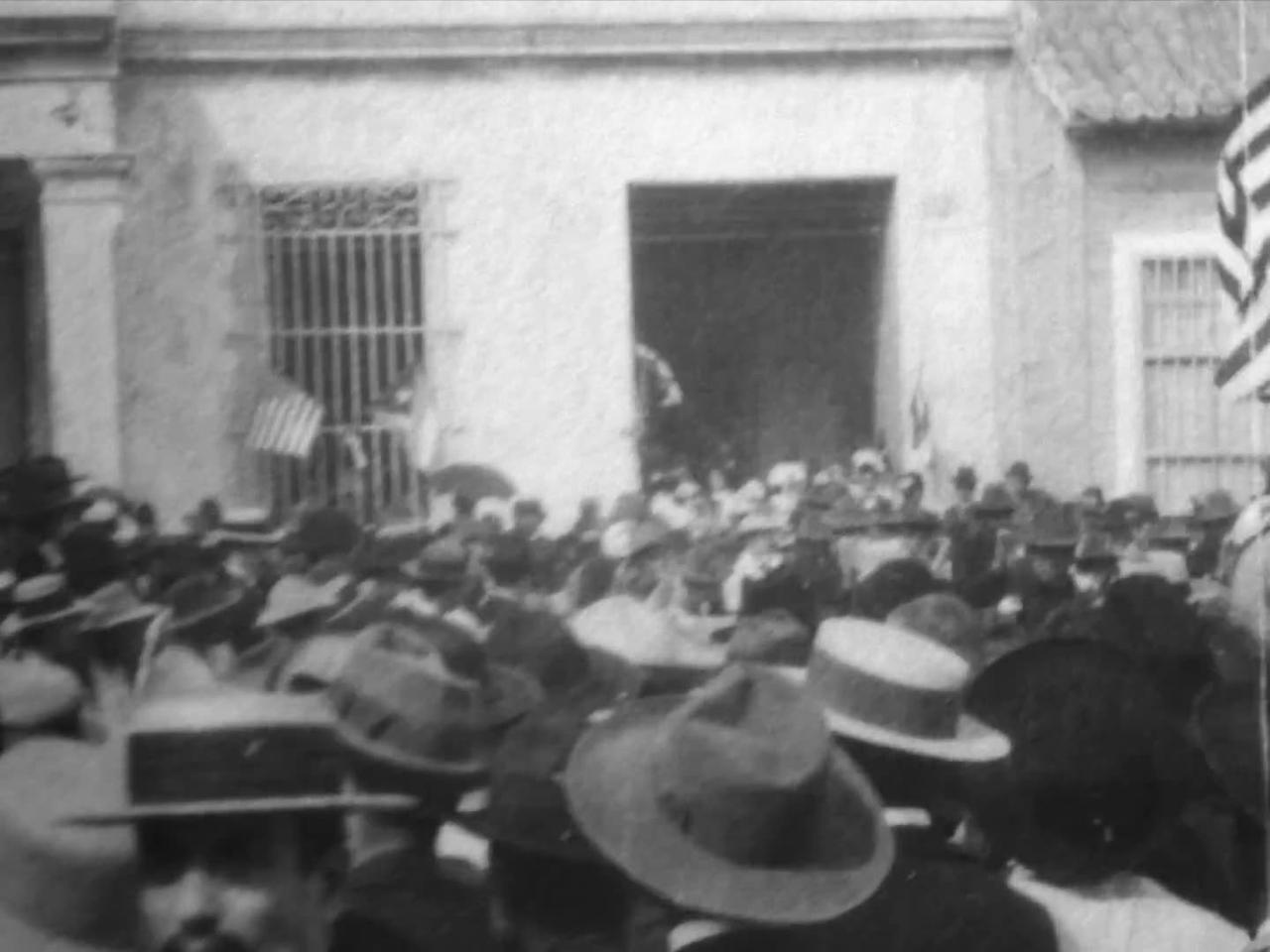 United States Troops At Evacuation Of Havana (1899 Original Black & White Film)