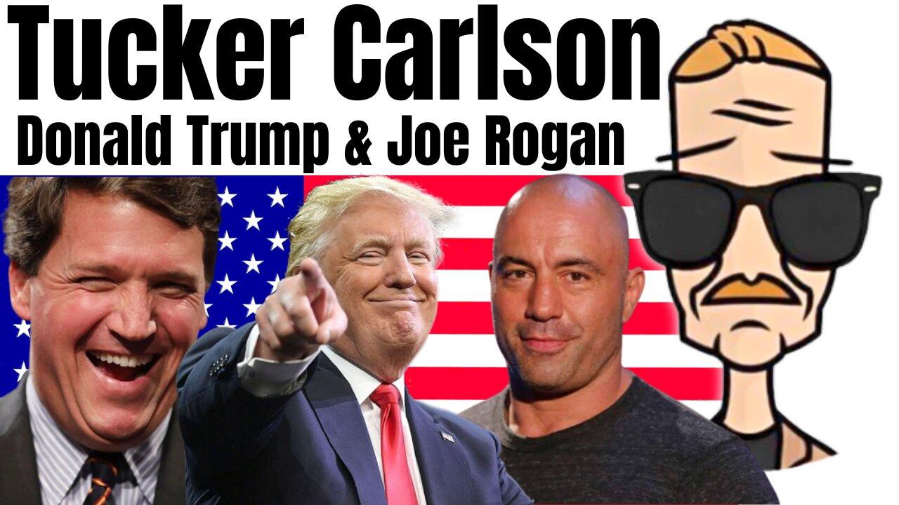 🟢 Tucker and Rogan | END of the WORLD Watch Along | LIVE STREAM | 2024 Election | Trump Rally |