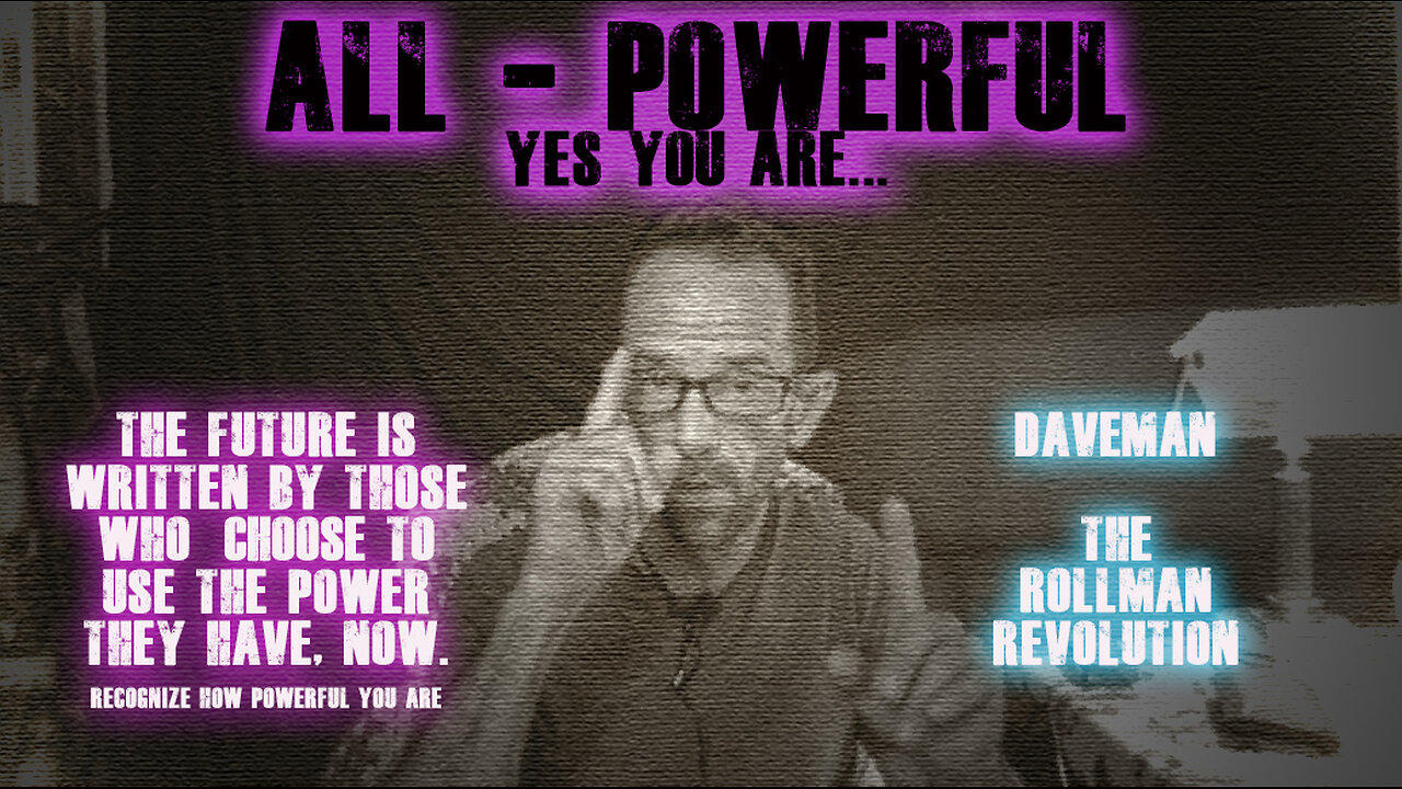 ALL POWERFUL, Yes you are!