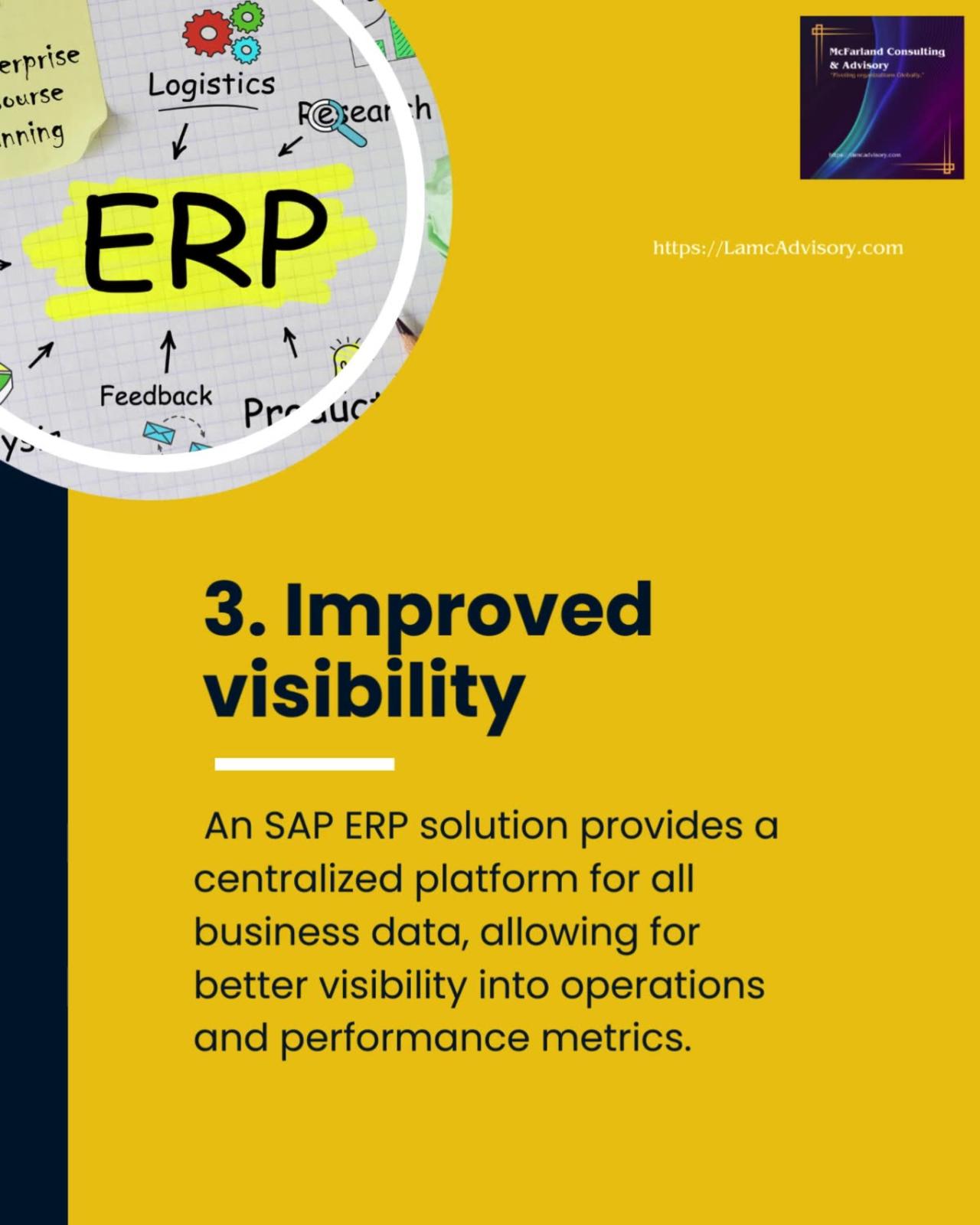 10 benefits from implementing an SAP ERP implementation system.