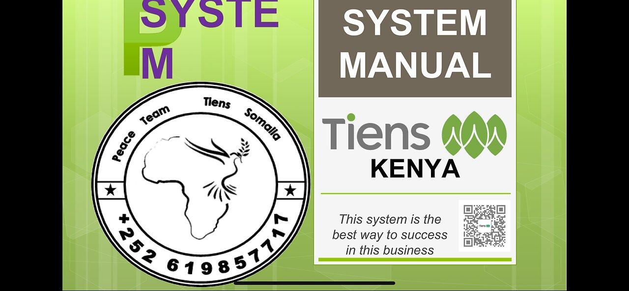 TIENS SYSTEM MANUAL - A COURSE