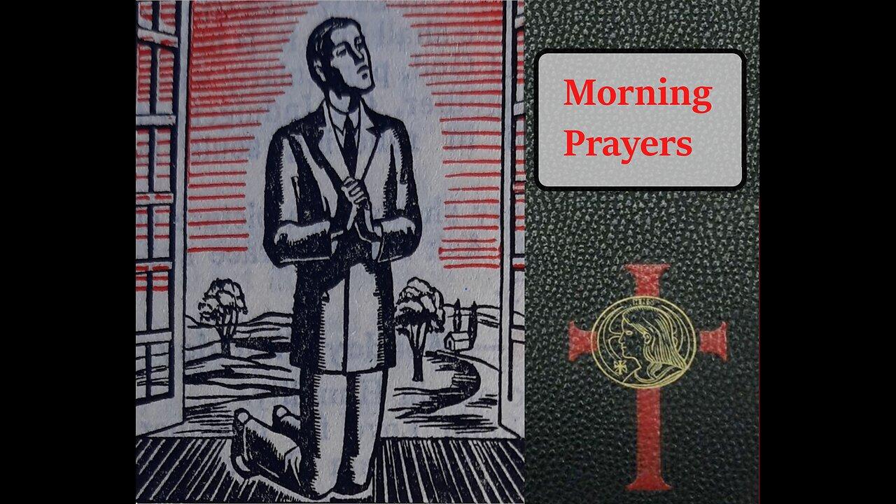 Morning Prayers (Offical Holy Name Manual Missal)