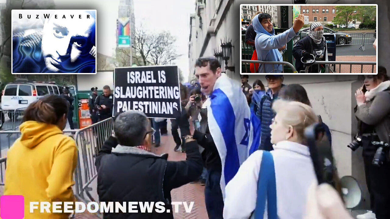 Anti-Israel Protesters Shout Insults At Columbia University Professor And This Happens