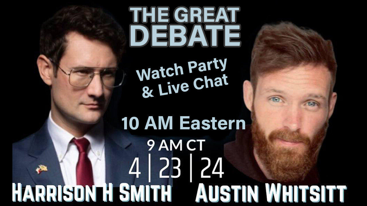 The Great Debate Watch Party & Live Chat