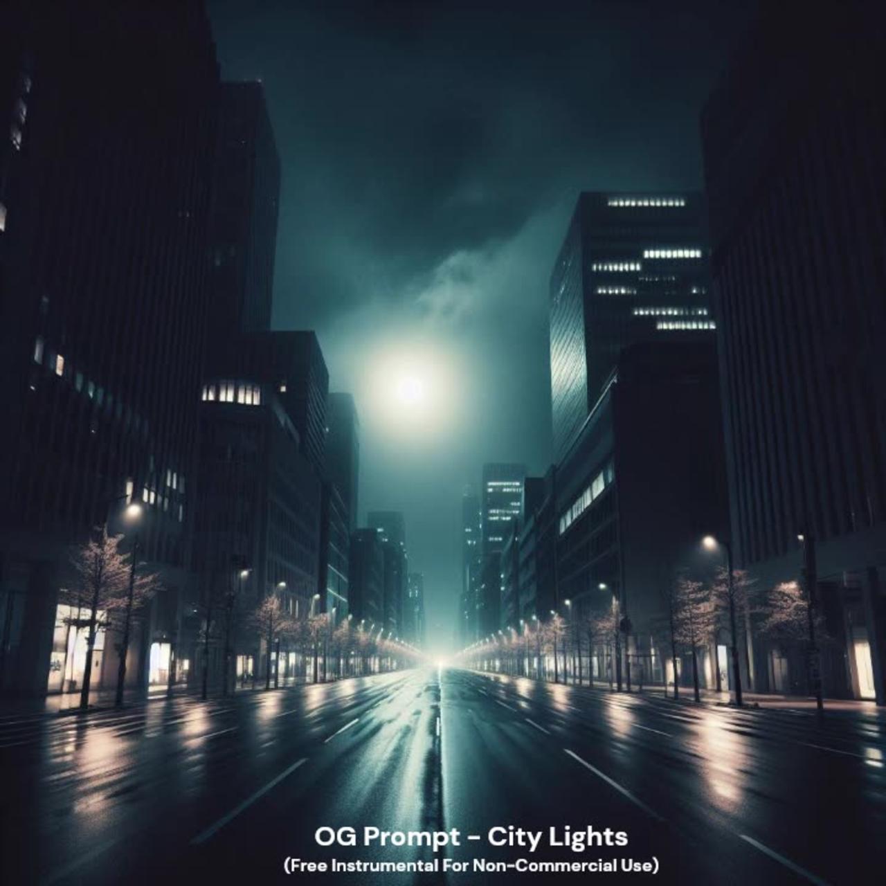OG Prompt - City Lights Instrumental (2024) | Calm Drill Hip-Hop Rap Beat