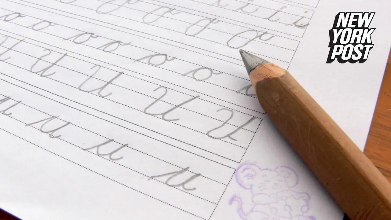 Handwriting is becoming extinct and teachers are battling to keep cursive alive