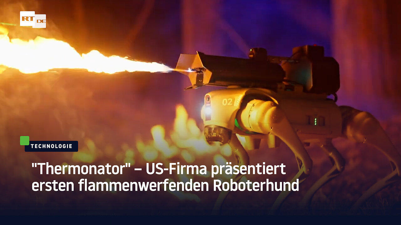 "Thermonator" – US-Firma präsentiert ersten flammenwerfenden Roboterhund