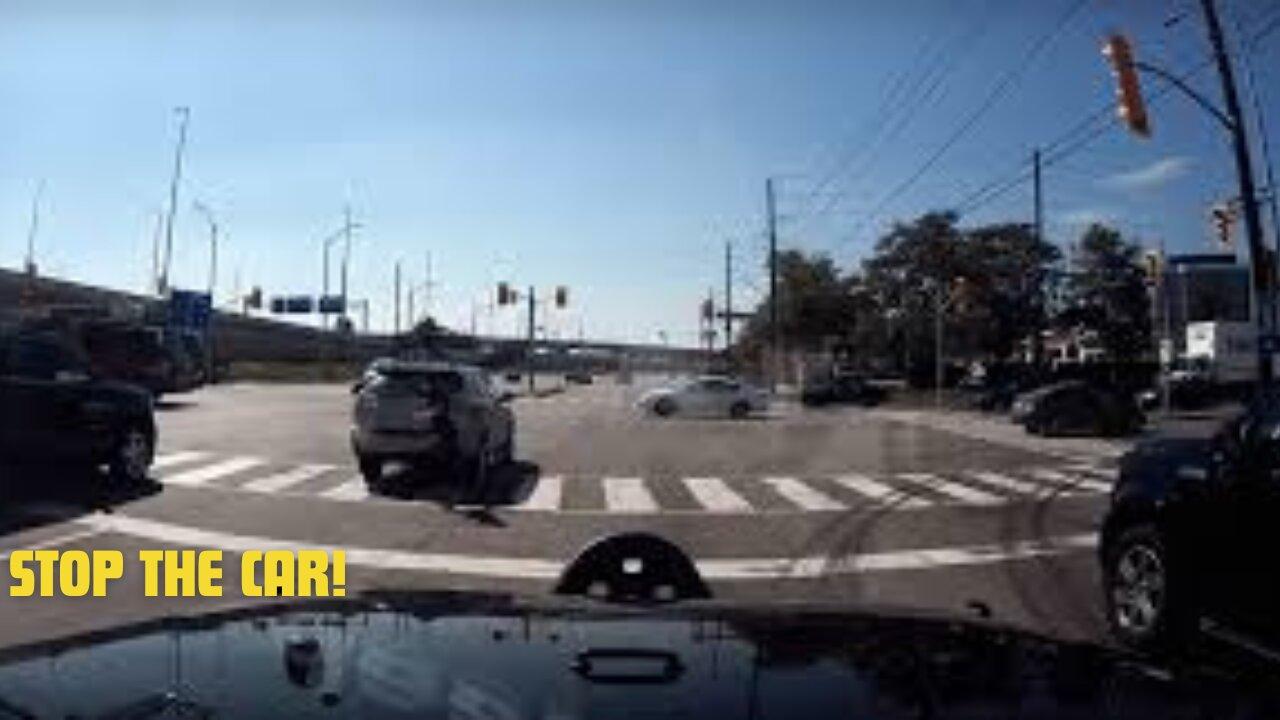 Dash cam video: Captures moment  of shock of lifetime.