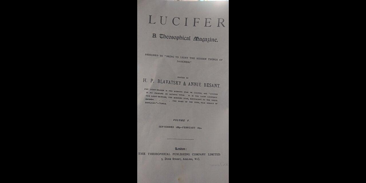 Luciferian Satanic Illuminati teachings of Theosophical Society New Age NWO part 10