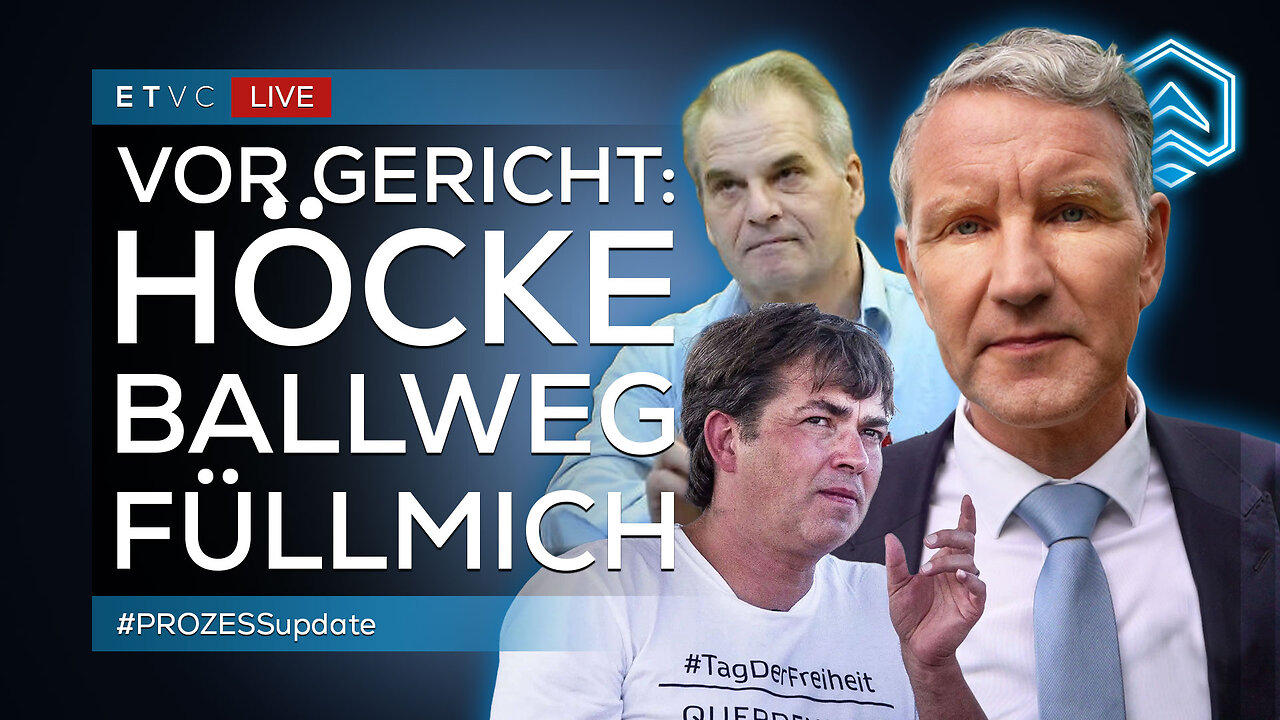 🟥 LIVE | HÖCKE, BALLWEG, FÜLLMICH vor Gericht | Opposition im Super-Wahljahr | #PROZESSupdate