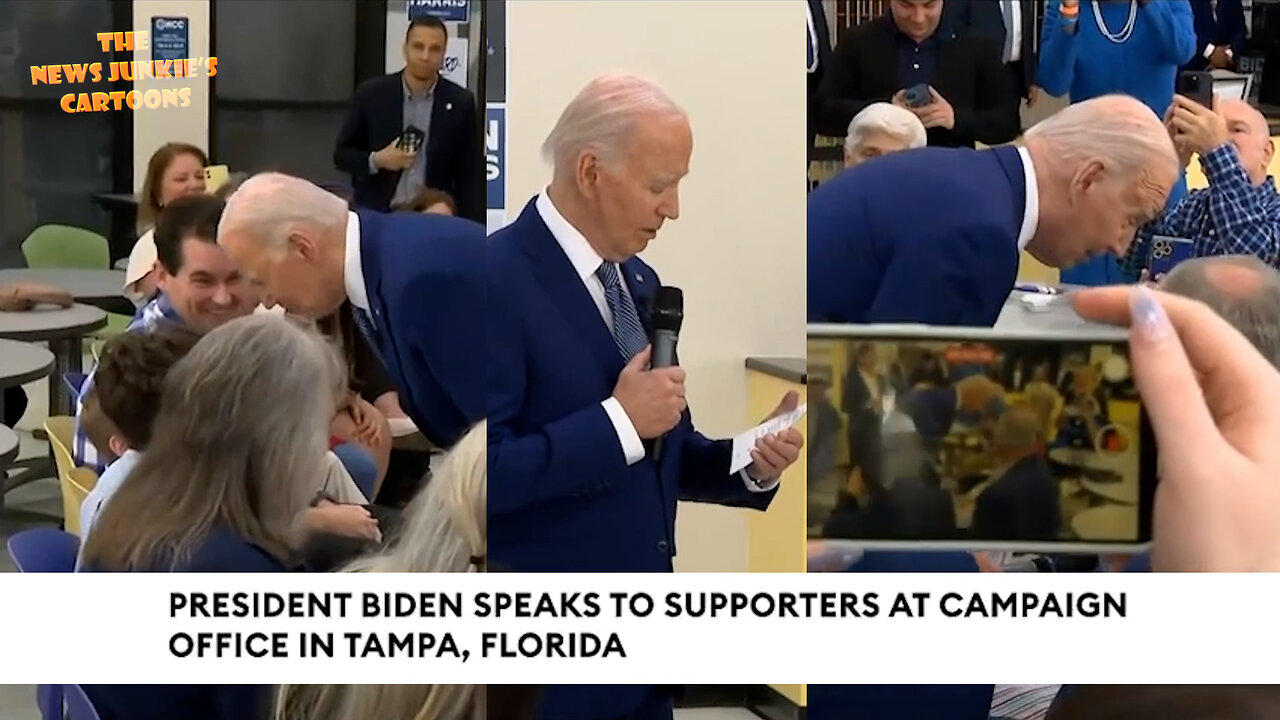 Biden & his campaign staff: "So where's my team?.. I got involved when I was a kid in the civil rights movement!..