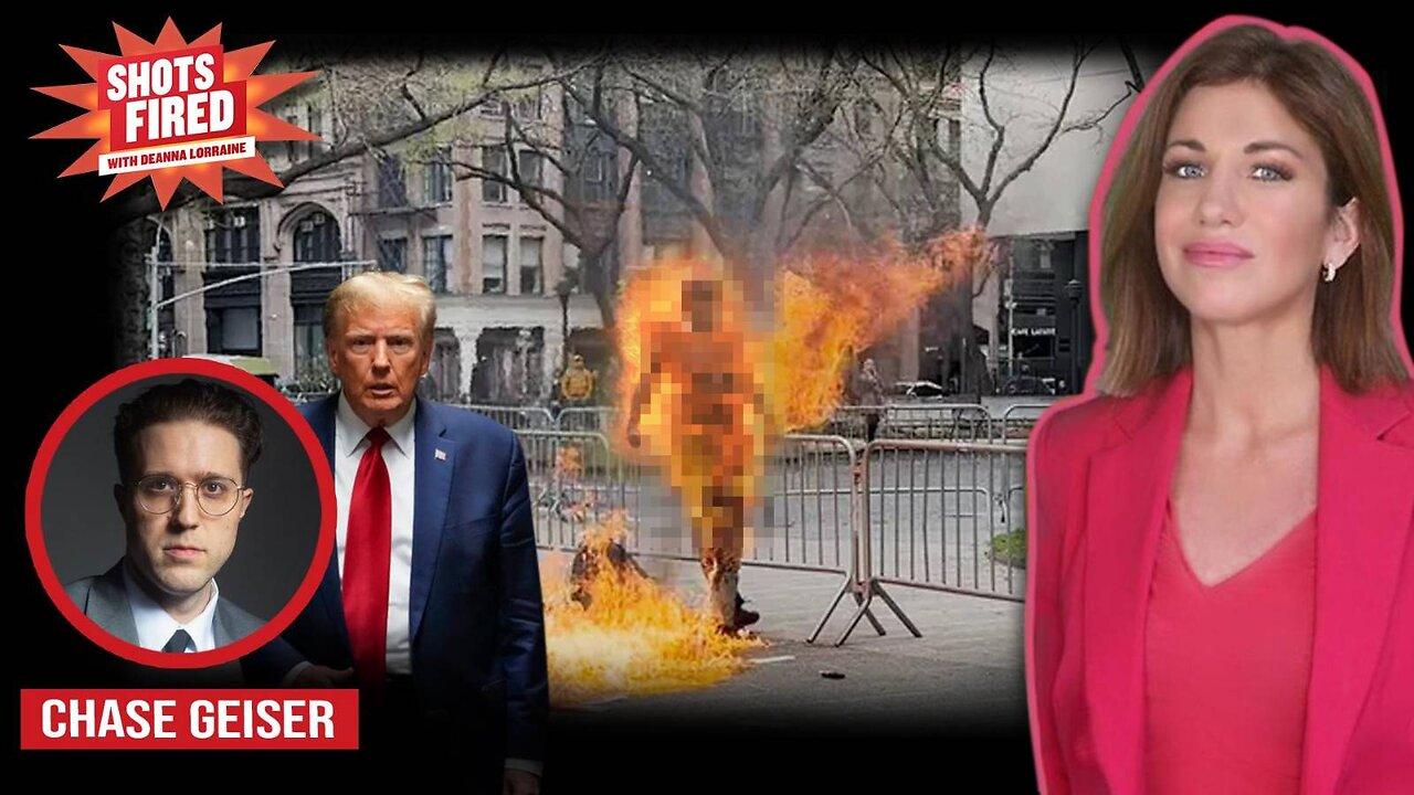 Man Burns Himself Alive outside Trump Trial! Daily Wire exposes themselves!