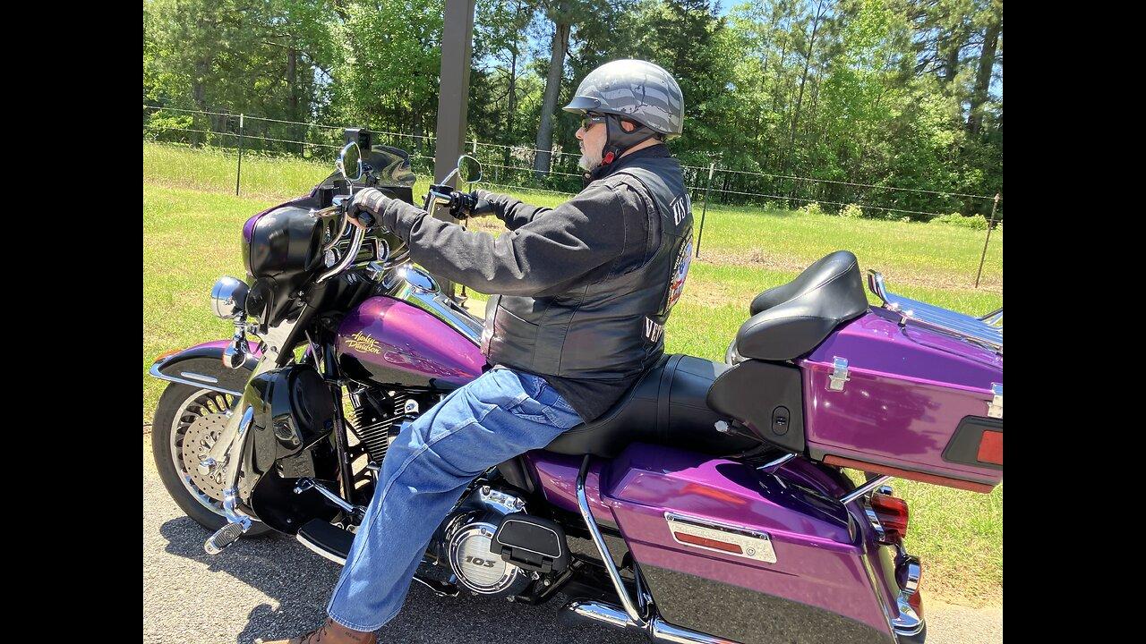Boomers riding motorcycles in east texas