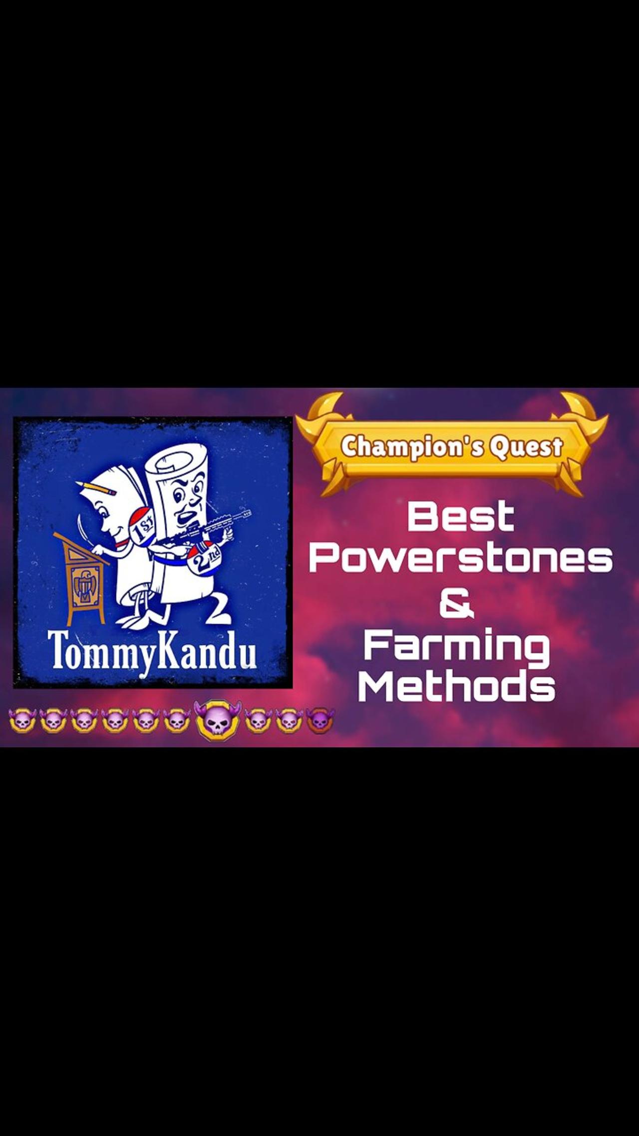Hunt Royale - Champion Quest Guide: Best Farming and Best Power Stone Setups (Difficulty's 1-10)