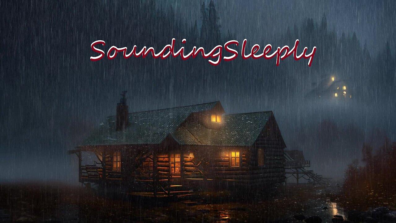Soothing Wind & Rain | Meditation | Deep Sleep | Sounding Sleeply
