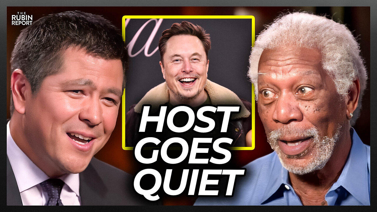 Watch Host’s Stunned Face When Morgan Freeman Says This About Elon Musk