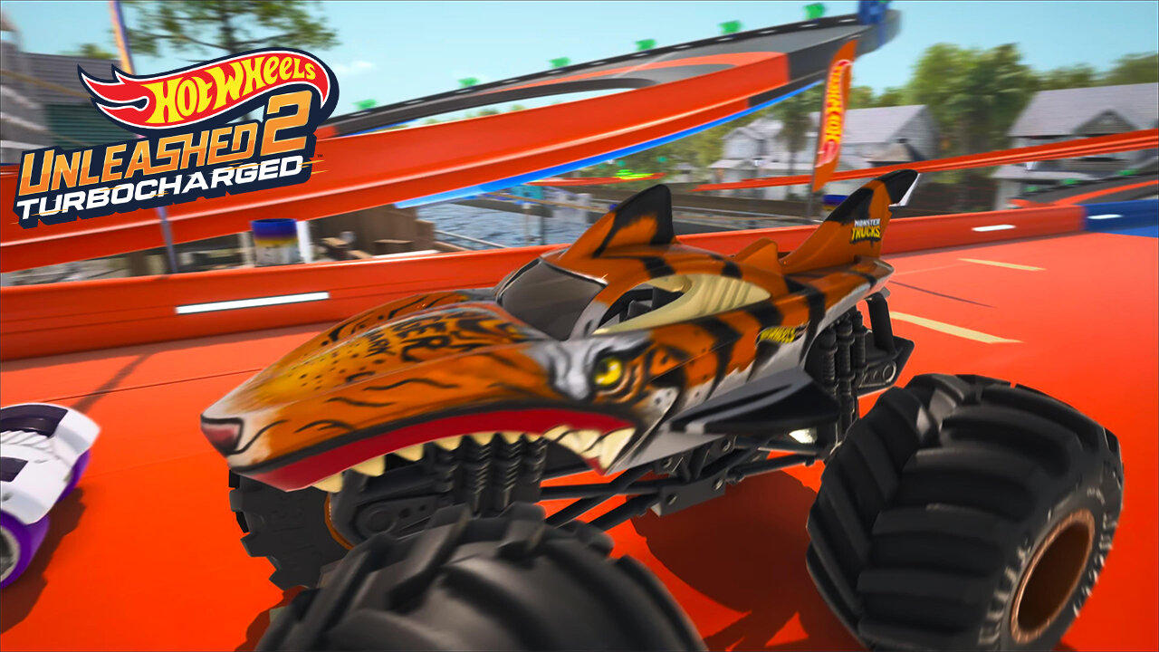 PS5 | Hot Wheels Unleashed 2: Turbocharged | Tiger Shark 2020 Monster Truck: 3 Track Comp. Online MP