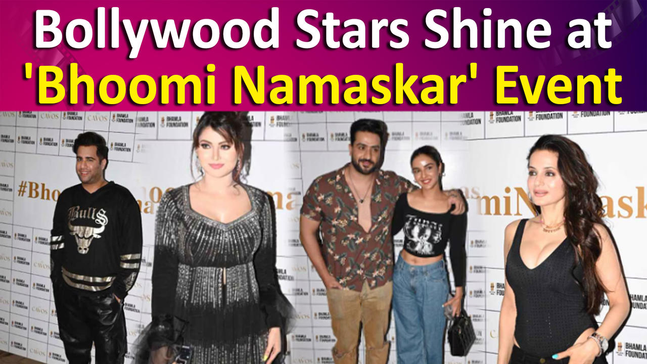 Bollywood stars arrived in Glam Avatars at 'Bhoomi Namaskar' Event