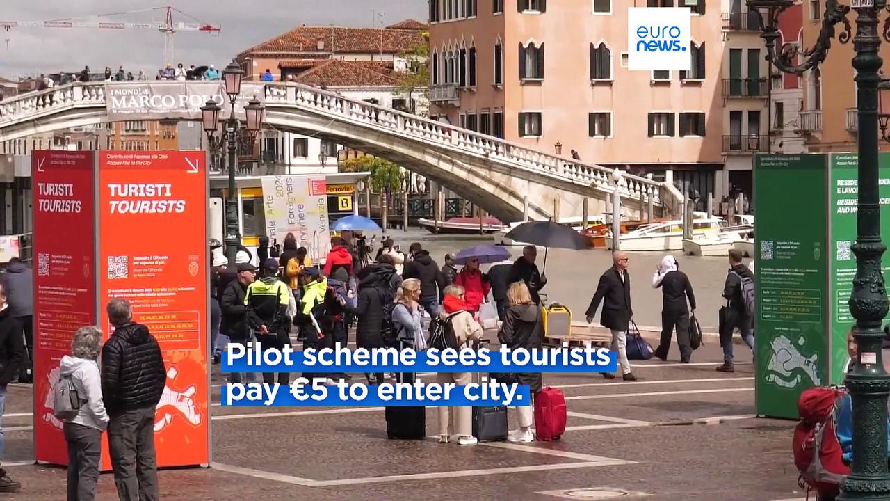 Venice starts fining tourists who skip entrance fee to historic centre