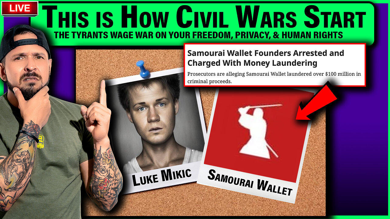Unconstitutional Government Overreach | Samourai Wallet Founders Arrested Interview w/ Luke Mikic