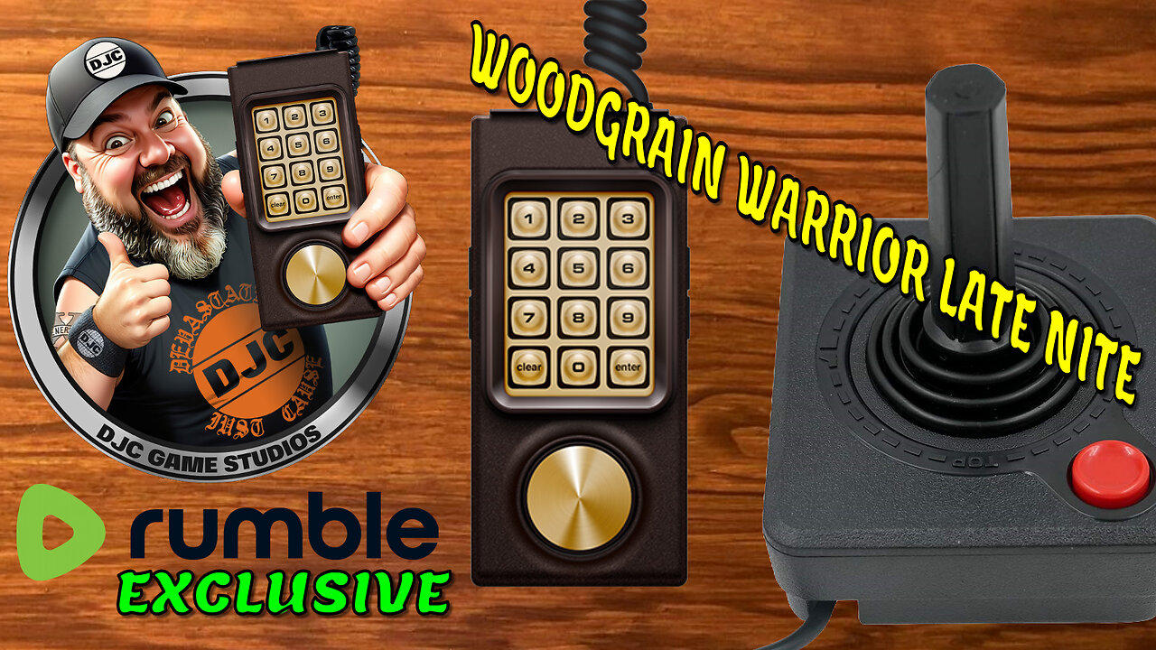 WoodGrain Warrior LATE NITE - Live with DJC - Atari and INTELLIVISION
