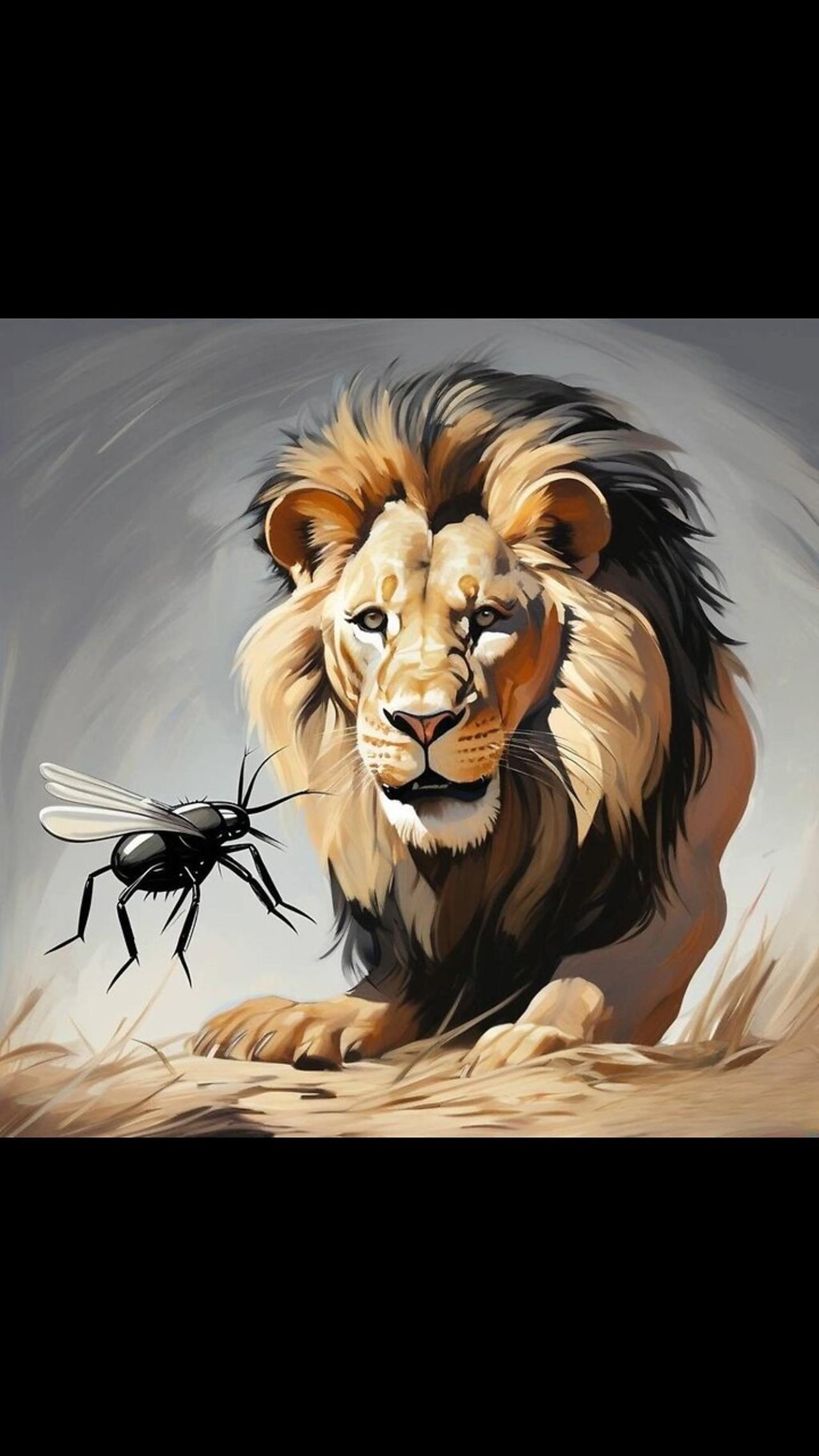 Mosquito and Lion