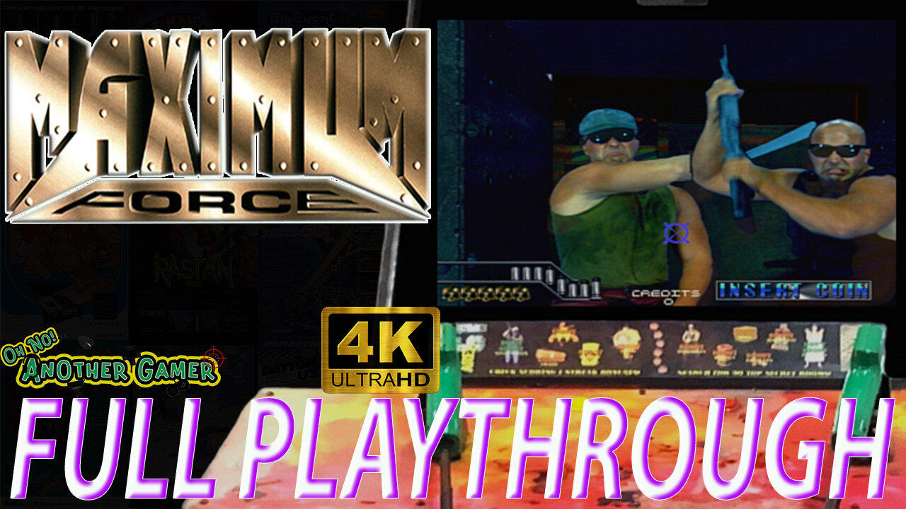 Area 51 / Maximum Force Duo (1998) [Arcade] 🕹🔥 Intro + Gameplay (Maximum Force full playthrough)