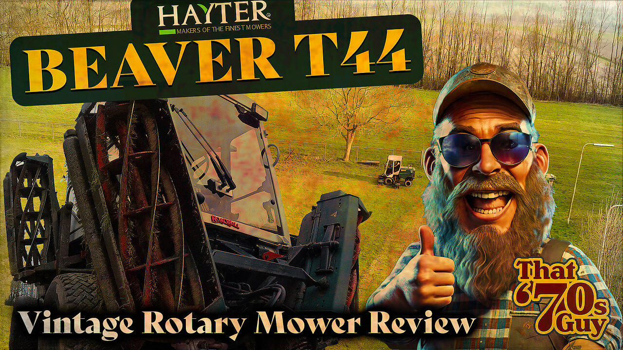Exploring the Power and Performance of My Classic Rotary Mower: THE BEAVER T44 Review From Hayter