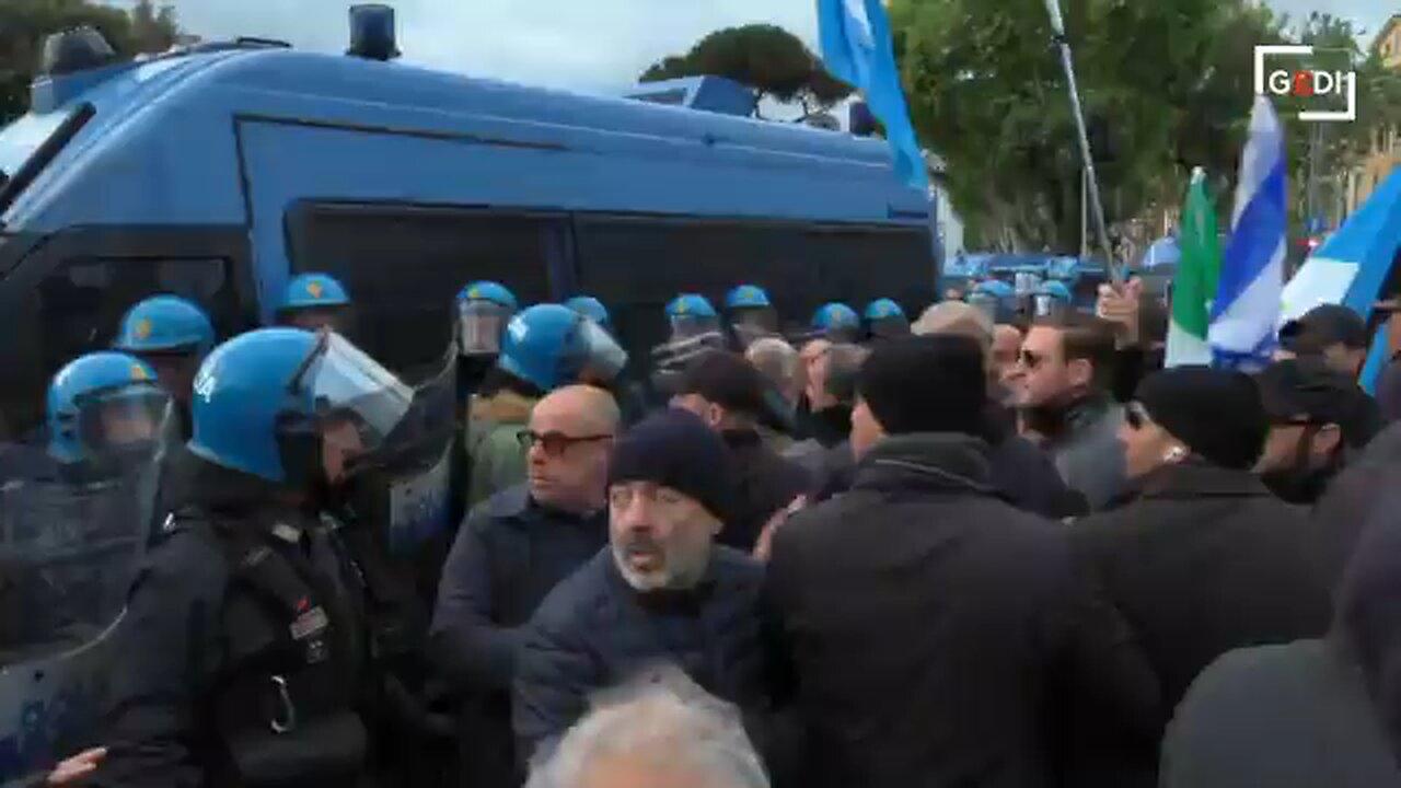 protest at Rome