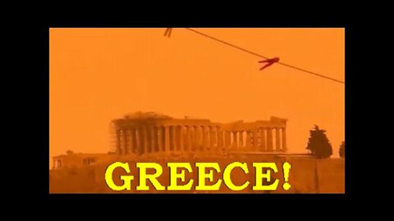 'Strange' Things Are Happening In Greece, Sky Turns Orange! [23.04.2024]