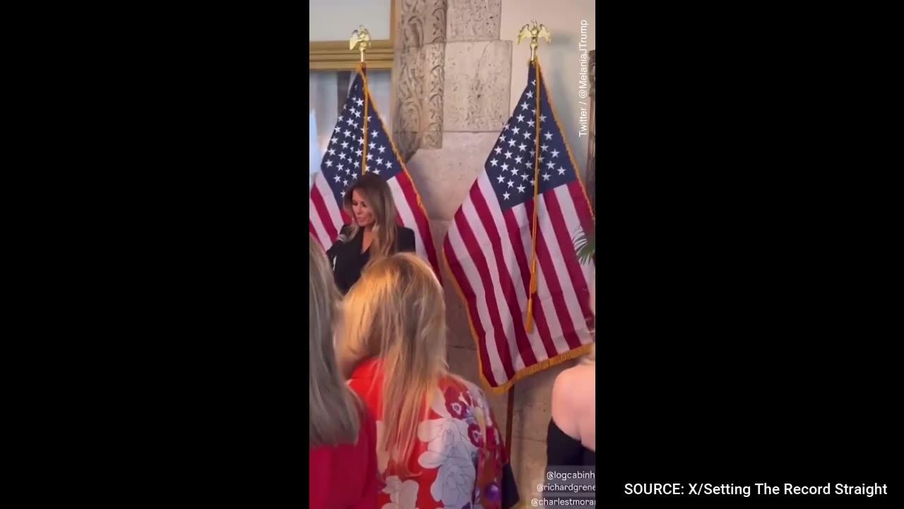 WATCH: Melania Trump Makes Stunning Appearance At GOP Fundraising Event
