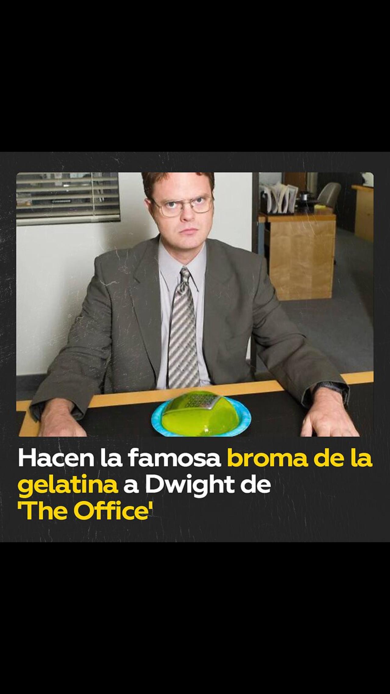 Dwight de ‘The Office‘ revive la icónica broma de la gelati