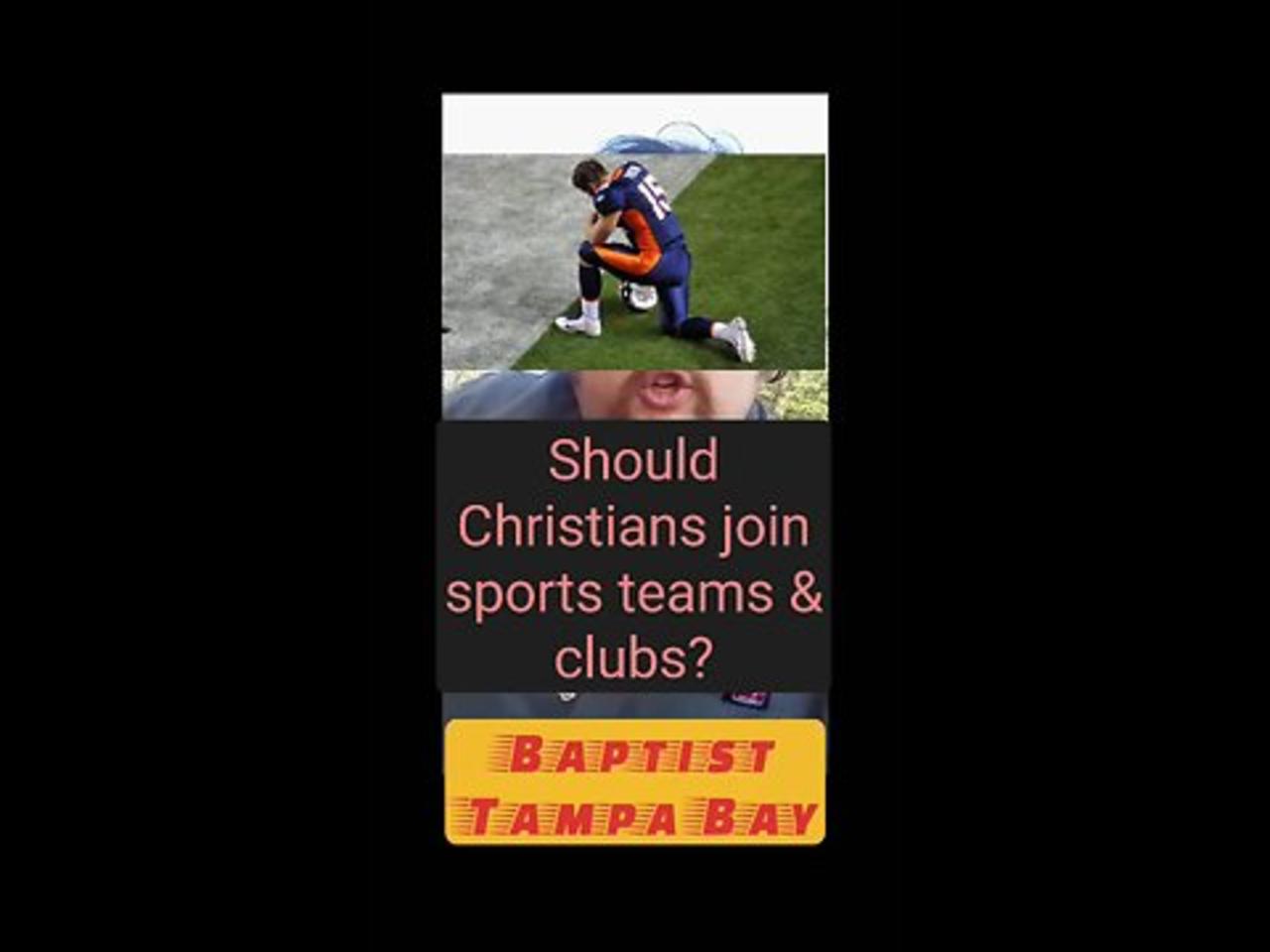 Should Christians join sports teams or clubs? - Lifestyle Evangelism, Discipleship