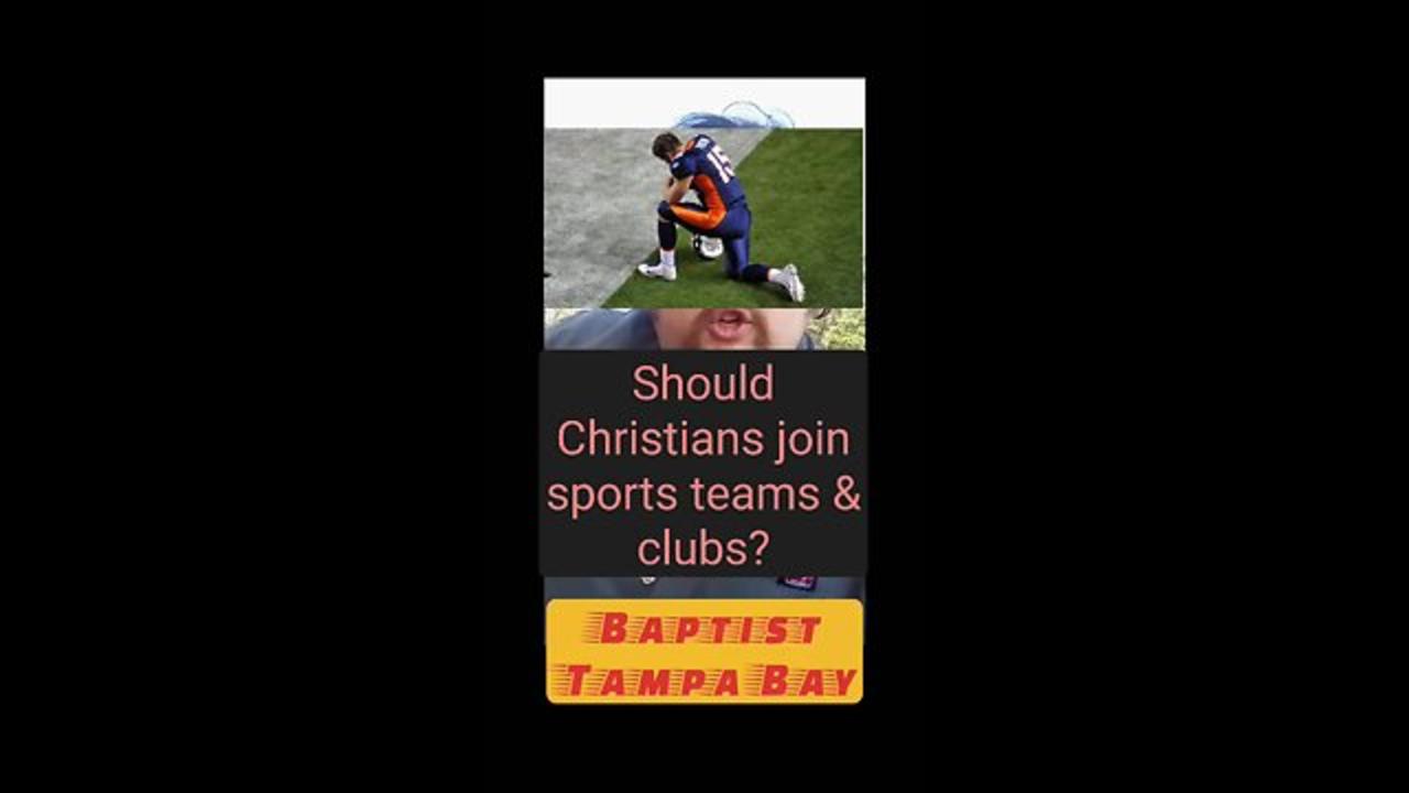 Should Christians join sports teams/clubs? #Idolatry #LifestyleEvangelism #Discipleship #JesusIsLORD