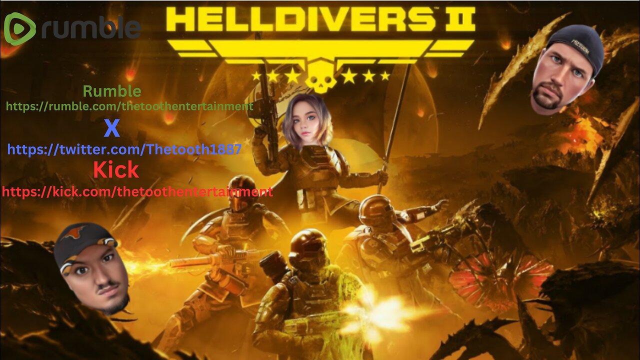 HellDivers 2 LiveStream W/Rance's Gaming Corner and SweetSunShine #RumbleTakeOver!