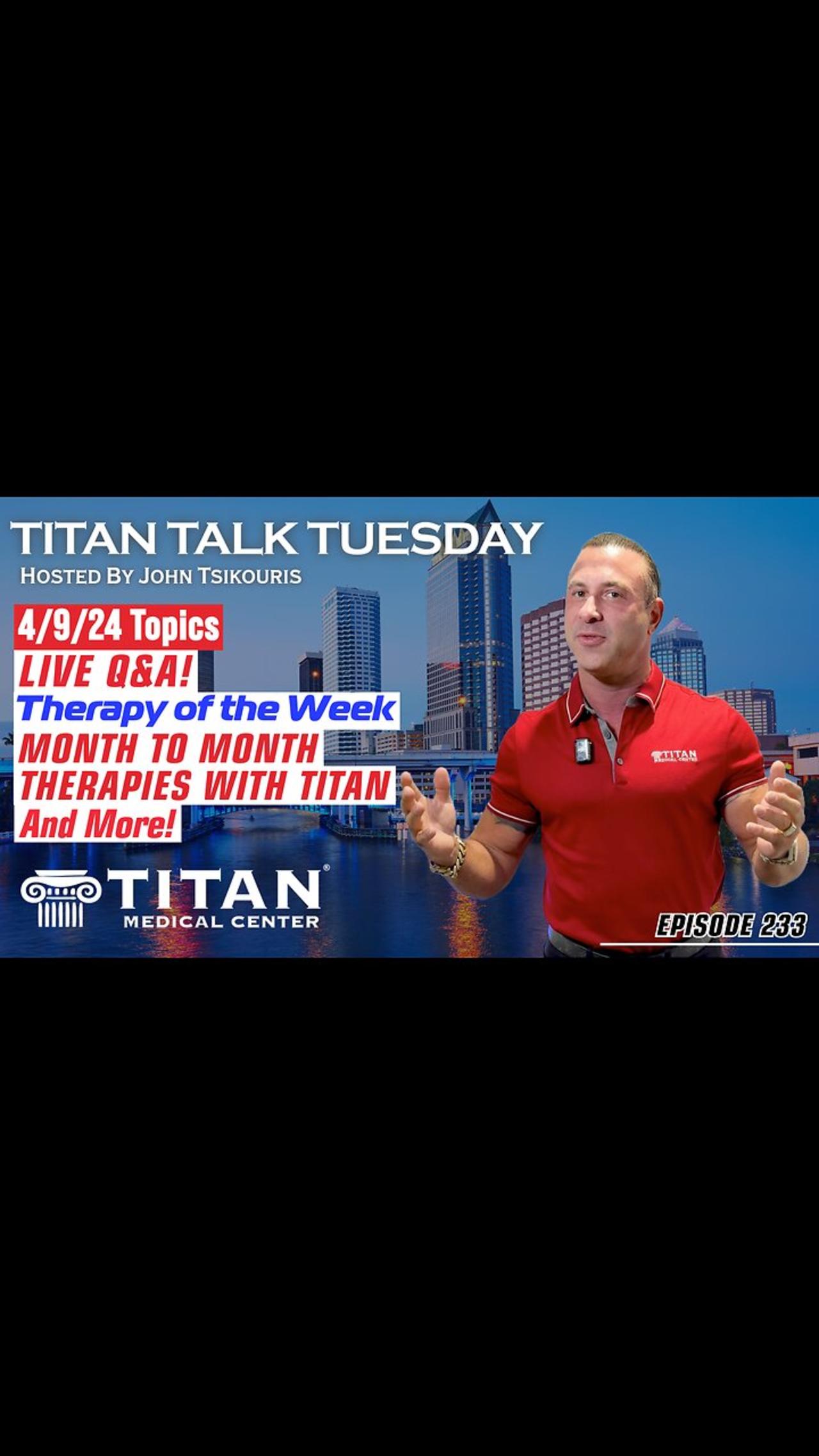 #TitanTalk with John Tsikouris! LIVE Q&A! - 4/9/24